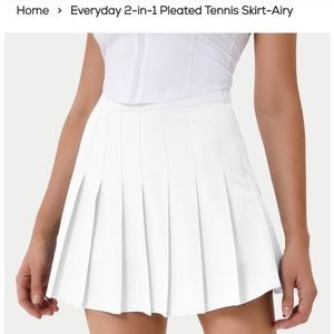 2 in 1 skirt